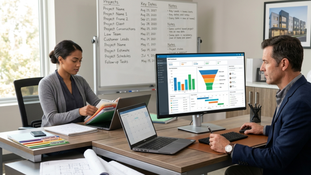 How Administrative Support Keeps Contractor Projects Organized